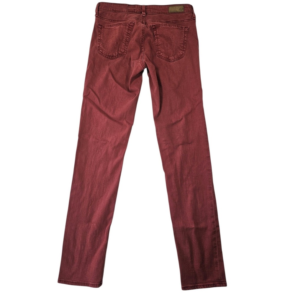 AG Adriano Goldschmied The Stilt Cigarette Leg Jeans 27R Terracotta Made in USA - Picture 3 of 16